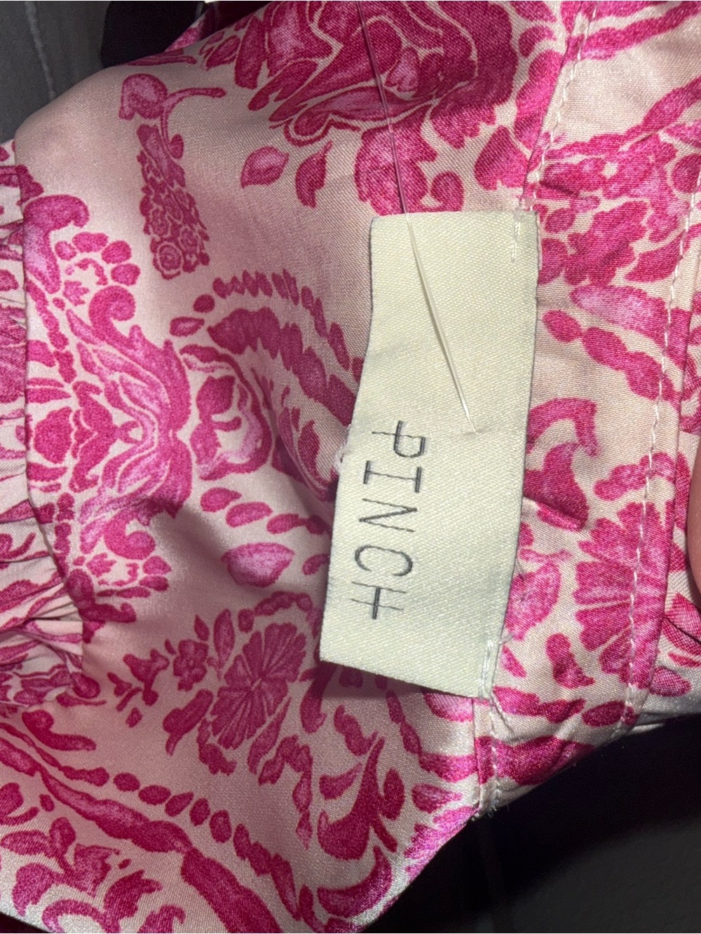 Pinch Pink Paisley maxi Dress, gorgeous dress perfect for cottage core style. - Picture 6 of 9